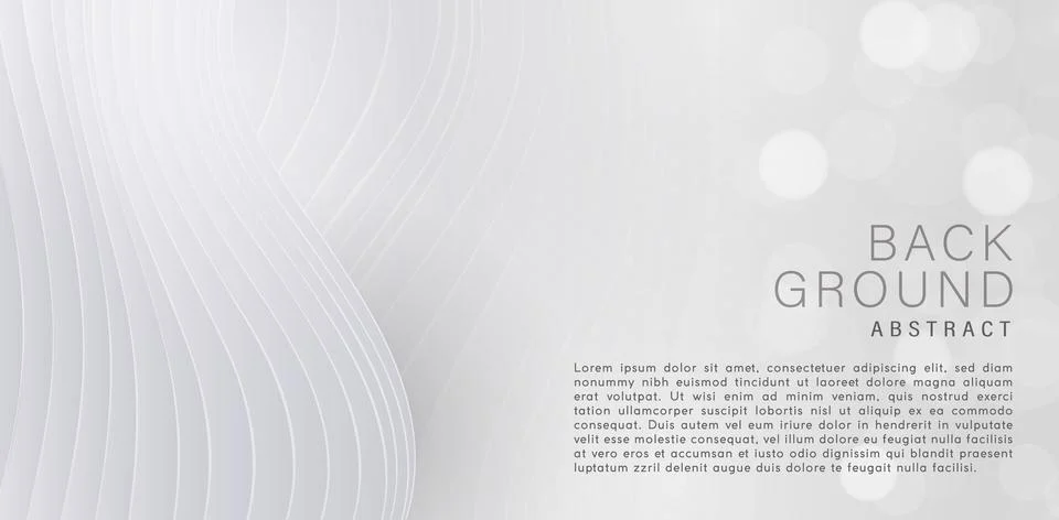 Wave flow gray background Stock Illustration