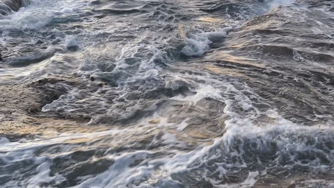 Wave Foam Stock Footage 92392587