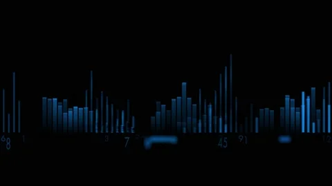 Wave form 2in1 loop 1 Stock Footage 147438227