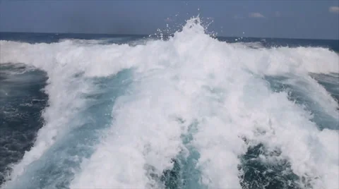 Wave form ferry engine Video stock 39064894