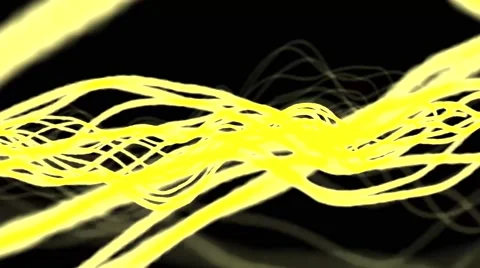 Wave form particle 3D render look like spider web loop seamless Video stock 68026484