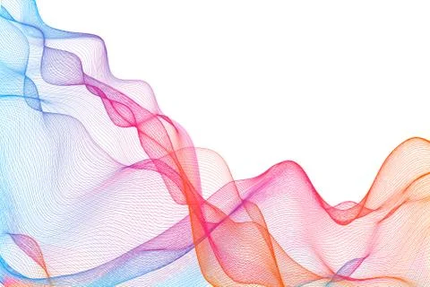 Wave futuristic  structure   - vector illustration Stock Illustration