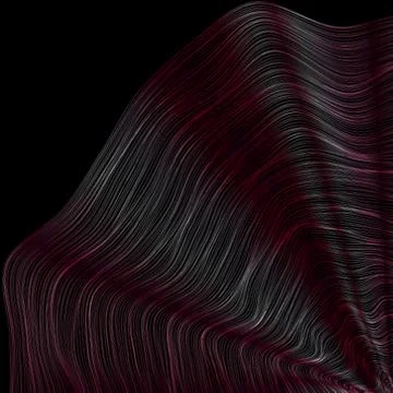 Wave futuristic  structure   - vector illustration Stock Illustration