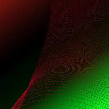 Wave futuristic  structure   - vector illutration Stock Illustration