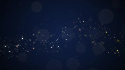 Wave of gold glitter dust drifting across navy blue, seamless loop 스톡 동영상 348059615