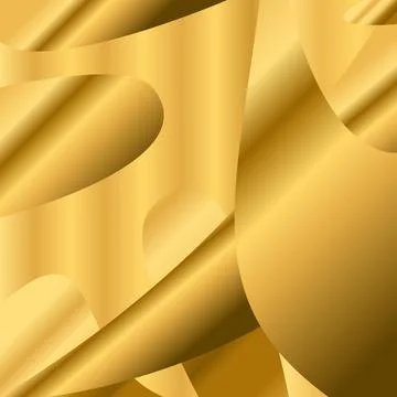 Wave gold gradient abstract background. Modern trendy holiday concept templat Stock Illustration