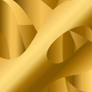 Wave gold gradient abstract background. Modern trendy holiday concept templat Stock Illustration