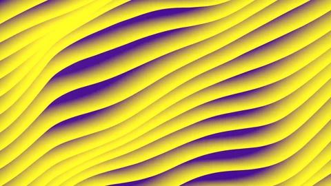 Wave gradient loop animation. Geometric diagonal lines patterns. 3d rendering Stock Footage 116024317