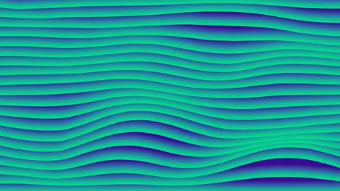Wave gradient loop animation. Lines patterns motion background. 3d rendering. 4k Stock Footage 115699141