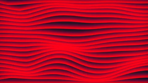 Wave gradient loop animation. Lines patterns motion background. 3d rendering. 4k Stock Footage 119310687