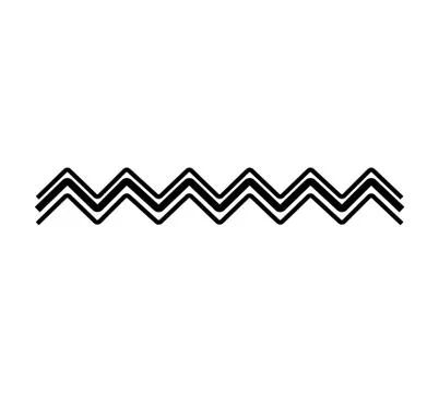 Wave graphic element Stock Illustration