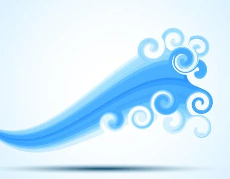 Wave Graphic Stock Illustration