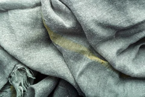 Wave gray textile material texture as a background. Grey textile pattern for  Stock Photos