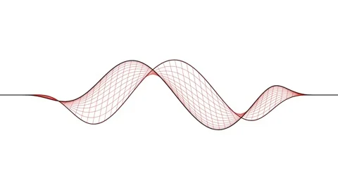 Wave of grid 1 4K Stock Footage 277242062