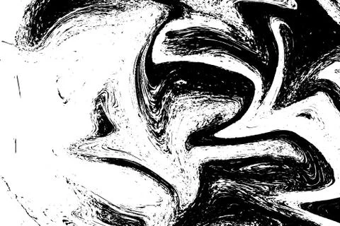 Wave Grunge Line Stock Illustration