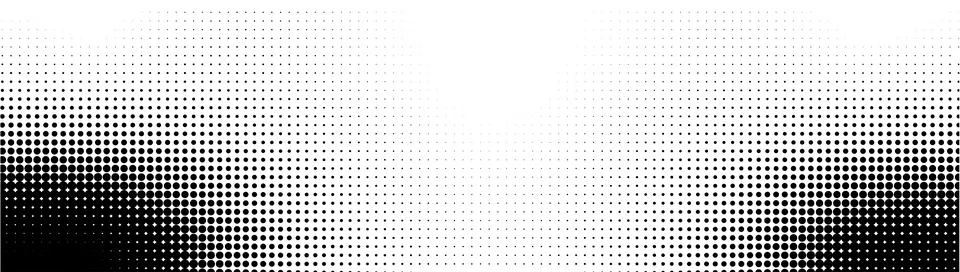 Wave halftone pattern. Halftone dots background. Vector Stock Illustration