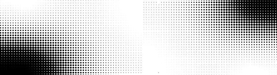 Wave halftone pattern. Halftone dots background. Vector Stock Illustration