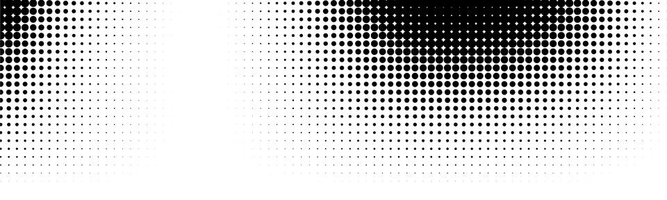 Wave halftone pattern. Halftone dots background. Vector 스톡 일러스트