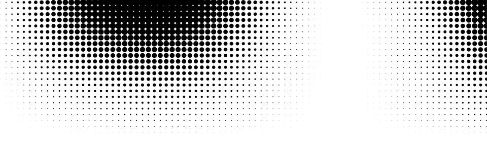 Wave halftone pattern. Halftone dots background. Vector Illustrazione stock