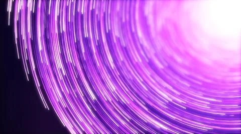 Wave of high speed data particle trails. 3D illustration with depth of field  Stock Illustration