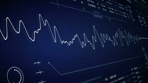 Wave HUD UI pannel.High tech info board. Stock-Footage 140301860