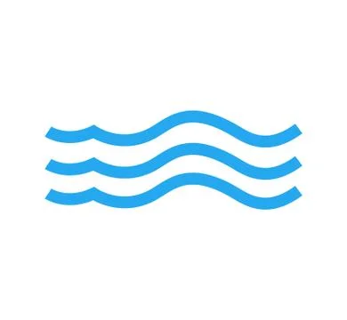 Wave icon Stock Illustration
