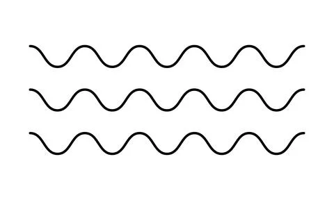 Wave icon vector Stock Illustration