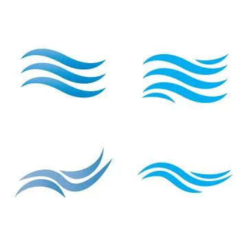 Wave icon vector Stock Illustration