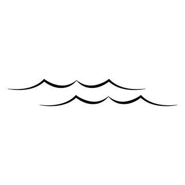 Wave icon vector Stock Illustration