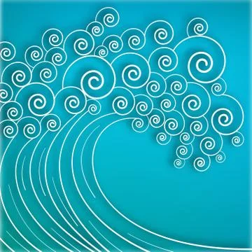 Wave Stock Illustration