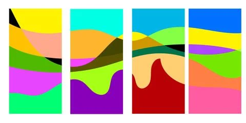 Wave illustration with background Stock Illustration