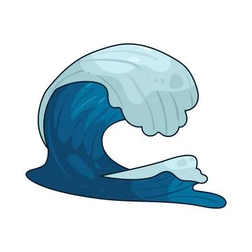 Wave illustration Stock Illustration