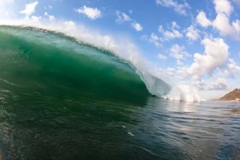 Wave Inside Swimming Stock Photos