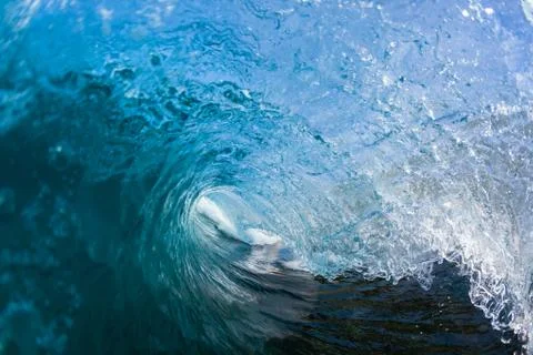 Wave Inside Swimming Stock Photos