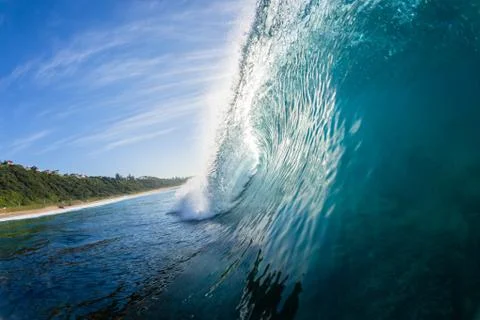 Wave Inside Tube Stock Photos