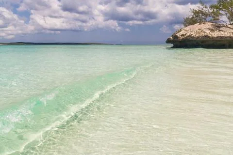 Wave in the lagoon Stock Photos