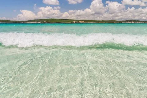 Wave in the lagoon Stock Photos