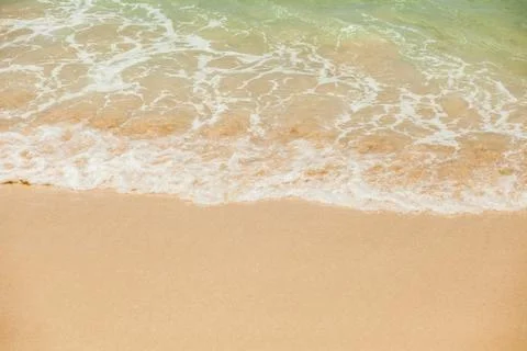 Wave lapping on the shore Stock Photos