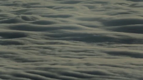 The wave Lenticular clouds. Waves clouds close up Stock-Footage 83766986