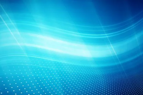 Wave light beams on blue background concept series イラスト素材