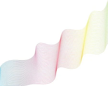 Wave line abstrack background vectors Stock Illustration