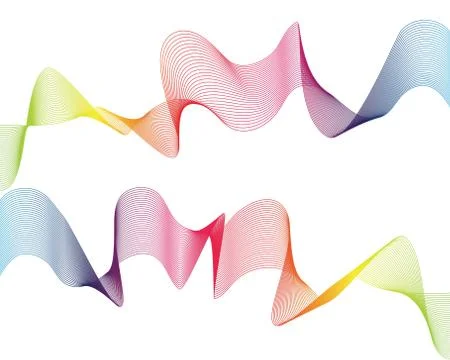 Wave line abstrack background vectors Stock Illustration
