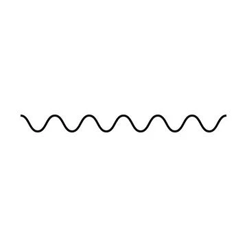 Wave line, abstract zigzag curves, seamless pattern texture design element .. 库存插图