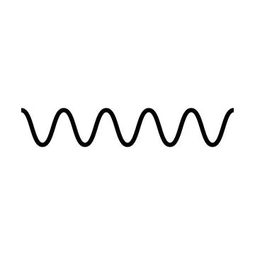 Wave line, abstract zigzag curves, seamless pattern texture design element .. Stock Illustration