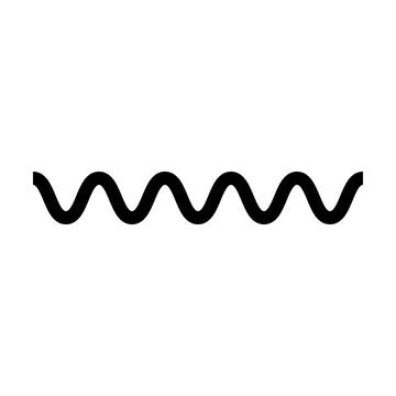 Wave line, abstract zigzag curves, seamless pattern texture design element .. Illustrazione stock