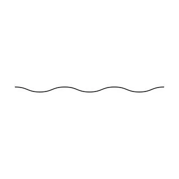 Wave line, abstract zigzag curves, seamless pattern texture design element .. 库存插图
