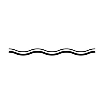 Wave line, abstract zigzag curves, seamless pattern texture design element .. イラスト素材