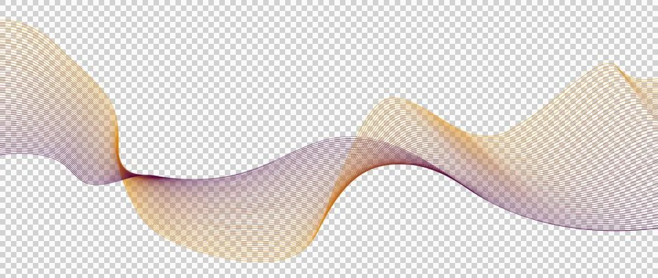 Wave line background with smooth shape. Stock Illustration