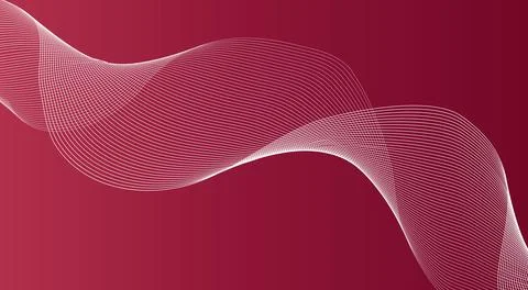 Wave line background with smooth shape. Beautiful wavy line on a white back.. Stock Illustration