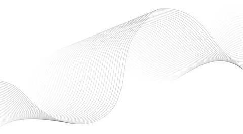 Wave line background with smooth shape. Stock Illustration